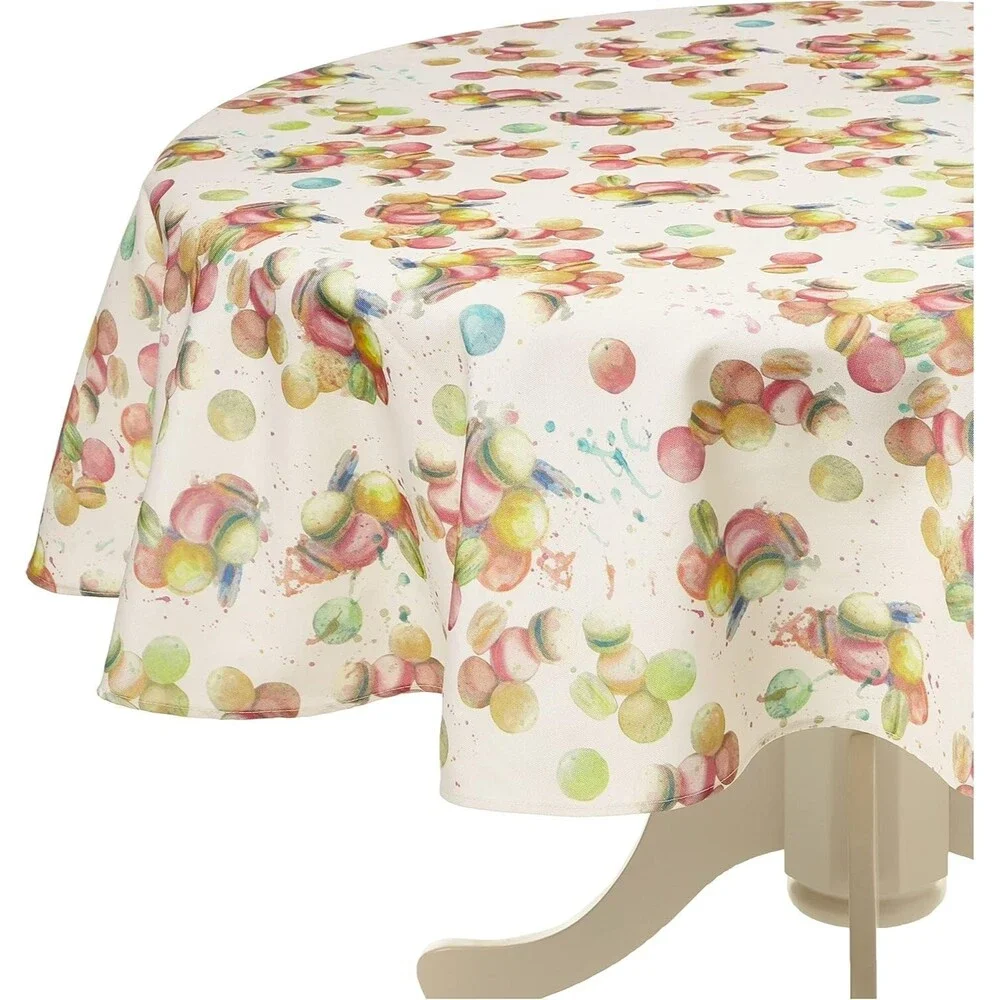 Printed Fabric Tablecloth, 70